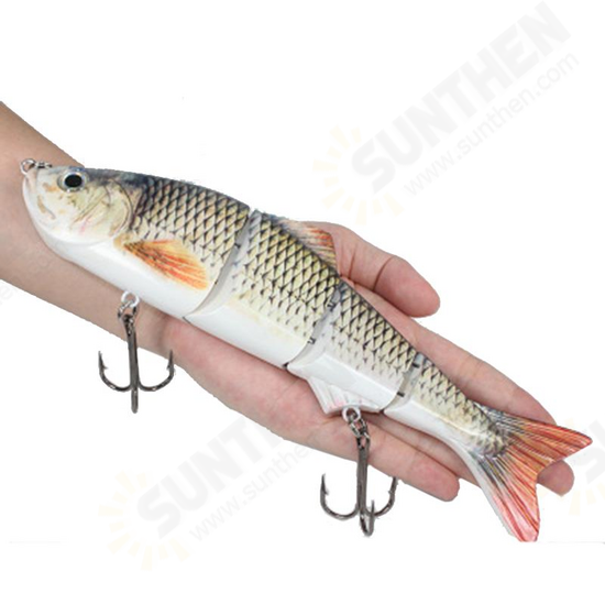 4 Segments Hard Crankbaits Lure Large Sea Fishing Submerged S Swim Posture Bait 25.5CM 135G