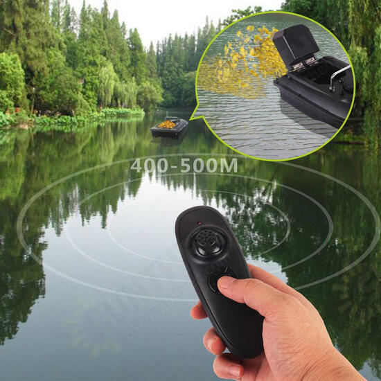 400-500 Meters Carp Fishing Feeder Intelligent Remote Control Fishing Bait Boat RC Outdoor Multifunctional Hunting Boat Fish Finder