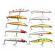 48PCS Mixed Models Fishing Lures Multicolours Minnow Lure Crankbaits Tackle Set