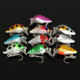 48PCS Mixed Models Fishing Lures Multicolours Minnow Lure Crankbaits Tackle Set