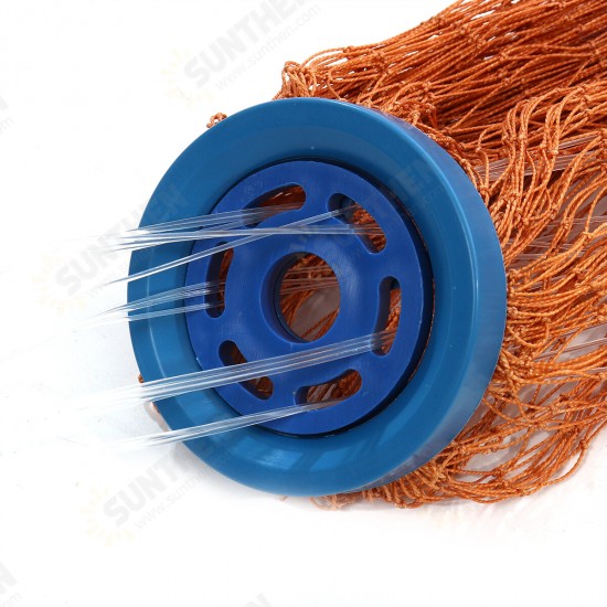 4.8m Hand Throw Fishing Net Nylon Flying Disk Zinc Pendant Fishing Tackle