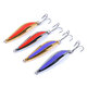 4pcs/set 4.3-5.5cm 5-10g Fishing Lure Metal Sequins Spoon Hard Baits Fresh Saltwater Fishing