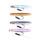 4pcs/set 8CM 30G Metal Lead Head Jigs Squid Saltwater Deep Sea Artificial Fishing Lure