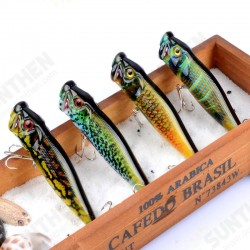 4pcs/set 9.5cm 12g Fishing Lure Topwater Popper Wobblers Crankbaits Artificial Hard Baits 4pcs/set 9.5cm 12g Fishing Lure Topwater Popper Wobblers Crankbaits Artificial Hard Baits
