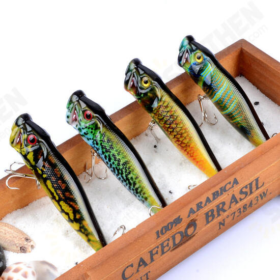 4pcs/set 9.5cm 12g Fishing Lure Topwater Popper Wobblers Crankbaits Artificial Hard Baits 4pcs/set 9.5cm 12g Fishing Lure Topwater Popper Wobblers Crankbaits Artificial Hard Baits