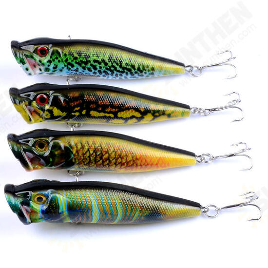 4pcs/set 9.5cm 12g Fishing Lure Topwater Popper Wobblers Crankbaits Artificial Hard Baits 4pcs/set 9.5cm 12g Fishing Lure Topwater Popper Wobblers Crankbaits Artificial Hard Baits