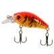 5 Pcs 4.5cm Fishing Lures Floating Bait Crank-bait Fishing Tackle with Storage Box