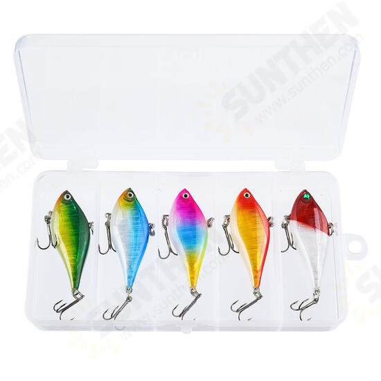 5 Pcs 6.5cm 14g Fishing Lure Fishing Hook Fishing Tackle Bass Bait