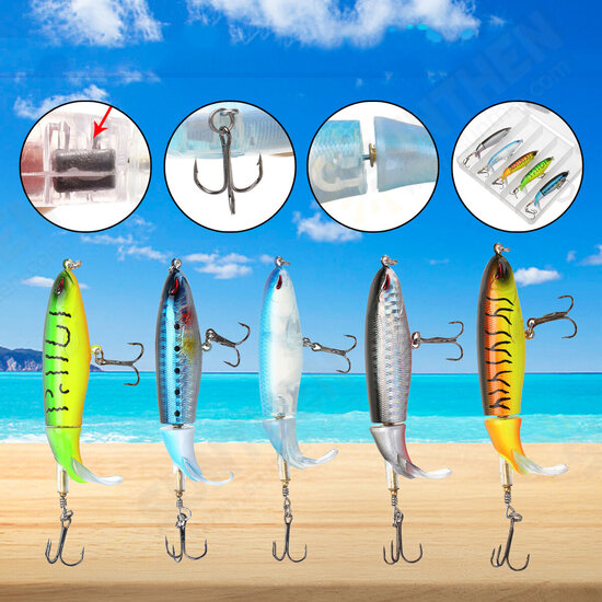 5 Pieces Simulation Bait Artificial Fishing Lure Floating Pencil Fishing Bait Fishing Lures 5 Pieces Simulation Bait Artificial Fishing Lure Floating Pencil Fishing Bait Fishing Lures