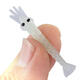 50Pcs/Set 4cm 0.25g Luminous Artificial Shrimp Fishing Soft Bait Grass Shrimp Carp Squid Pesca Fishing Lure