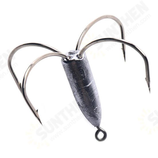 50g High Carbon Steel 4-Jaw Fishing Anchor Hook Super Sharp Sea Fishing Hooks