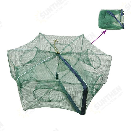 58*22CM Nylon Green Foldable Fishing Bait Net Crab Fish Minnow Crawfish Shrimp Net 58*22CM Nylon Green Foldable Fishing Bait Net Crab Fish Minnow Crawfish Shrimp Net