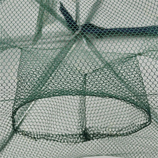 58*22CM Nylon Green Foldable Fishing Bait Net Crab Fish Minnow Crawfish Shrimp Net 58*22CM Nylon Green Foldable Fishing Bait Net Crab Fish Minnow Crawfish Shrimp Net
