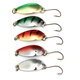 5PCS 3G 30CM Spinner Spoon Fishing Lure Metal Lures Colorful Hard Baits