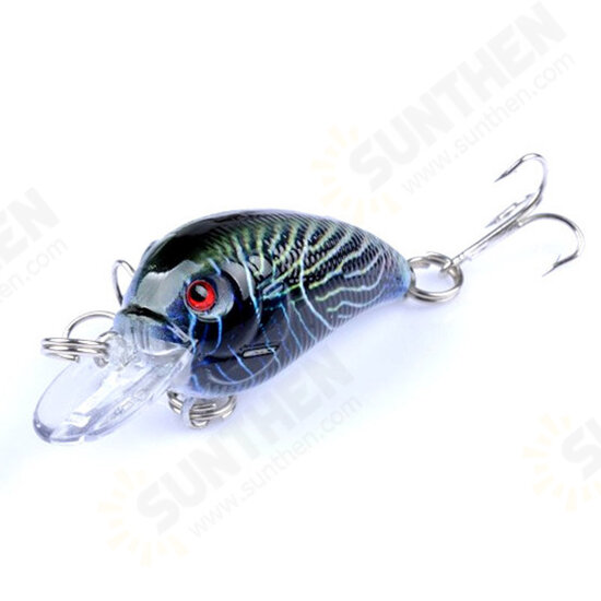 5PCS 4.5cm 4.2g Fishing Lures Rock Fishing Hard Bait Lures Bass Crankbaits Bait