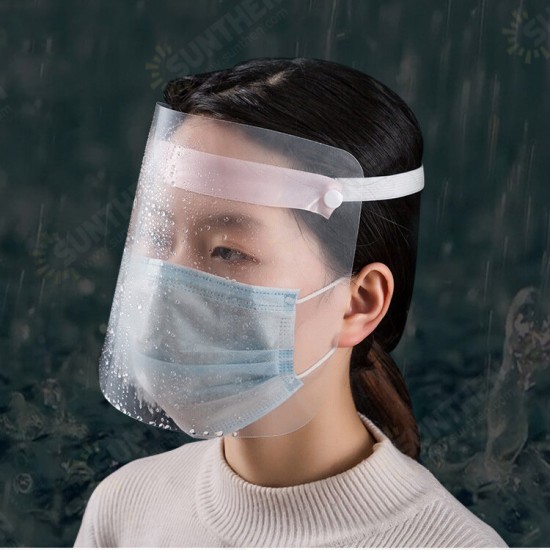 5PCS Adjustable Transparent Anti Splash Dust-proof Protect Full Face Covering Safety Mask Visor Shield 5PCS Adjustable Transparent Anti Splash Dust-proof Protect Full Face Covering Safety Mask Visor Shield