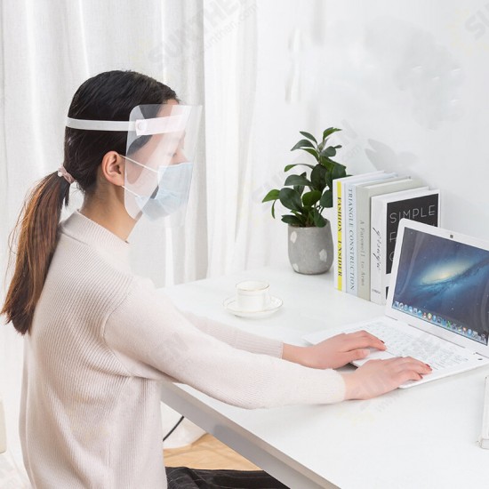 5PCS Adjustable Transparent Anti Splash Dust-proof Protect Full Face Covering Safety Mask Visor Shield 5PCS Adjustable Transparent Anti Splash Dust-proof Protect Full Face Covering Safety Mask Visor Shield