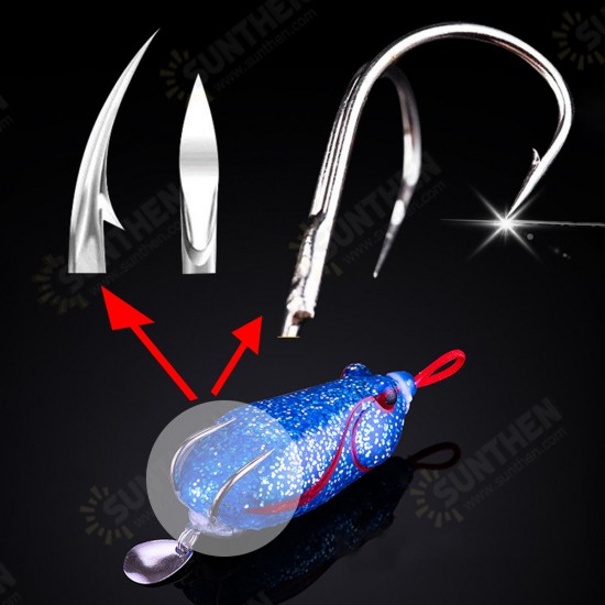 5cm Trout Fishing Lure Tassels Hooks Lures Soft Bass Baits Fishing Tackle