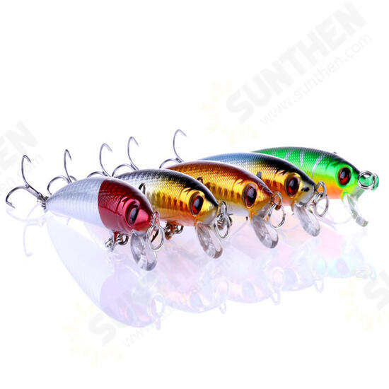 5pcs/set 8.5cm 6g Minnow Fishing Lure Wobbler Isca Artificial 3D Eye Swim Hard Bait