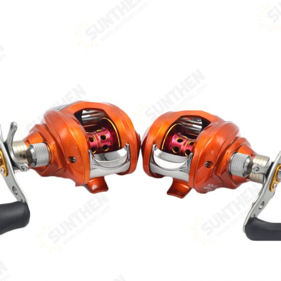 6.3:1 12+1BB Metal Baitcasting Fishing Reel Left / Right Hand Lure Fishing Reel