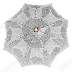 6/8/16 Holes White Foldable Big Fishing Net Lobster Trap Crabs Trap Prawn Cage Folding Prawn Cage Fishing Gear Fishing Trap Shrimp Trap 6/8/16 Holes White Foldable Big Fishing Net Lobster Trap Crabs Trap Prawn Cage Folding Prawn Cage Fishing Gear Fishing Trap Shrimp Trap