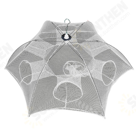 6/8/16 Holes White Foldable Big Fishing Net Lobster Trap Crabs Trap Prawn Cage Folding Prawn Cage Fishing Gear Fishing Trap Shrimp Trap 6/8/16 Holes White Foldable Big Fishing Net Lobster Trap Crabs Trap Prawn Cage Folding Prawn Cage Fishing Gear Fishing Trap Shrimp Trap