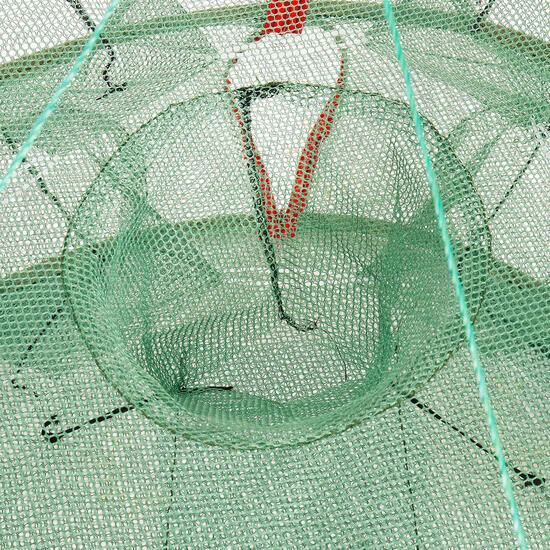 8/9/13/15 Holes Foldable Double Layer Fishing Net Fish Shrimp Fishing Trap Cast Net 8/9/13/15 Holes Foldable Double Layer Fishing Net Fish Shrimp Fishing Trap Cast Net