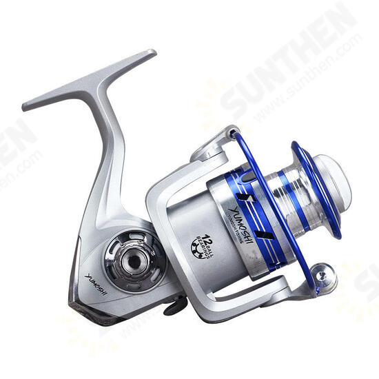 AL3000-6000 5.5:1 12+1BB Gapless Full Metal Spinning Reel Left/Right Hand Fishing Reel