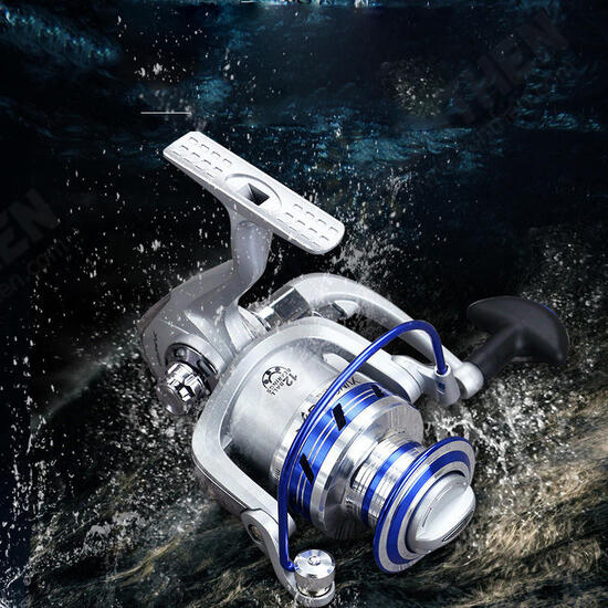 AL3000-6000 5.5:1 12+1BB Gapless Full Metal Spinning Reel Left/Right Hand Fishing Reel