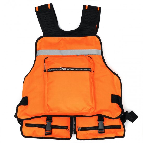 Adjustable Universal Life Jacket Fishing Swimming Vest Sailing Kayak Vest 70N Buoyancy Fishing Apparels