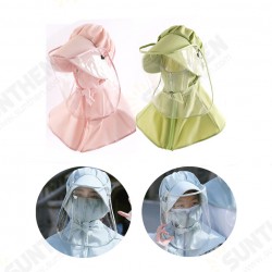 Adult / Child Removable PVC Transparent Anti-Fog Protective Hat Mask Saliva Protection Face Shield Fishing Sunshade Hat