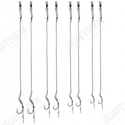 CR-G003 MOSODO 2PCS 2 4 6 8# High Carbon Steel Fishing Hook Elastic Rigs Hook Freshwater CR-G003 MOSODO 2PCS 2 4 6 8# High Carbon Steel Fishing Hook Elastic Rigs Hook Freshwater