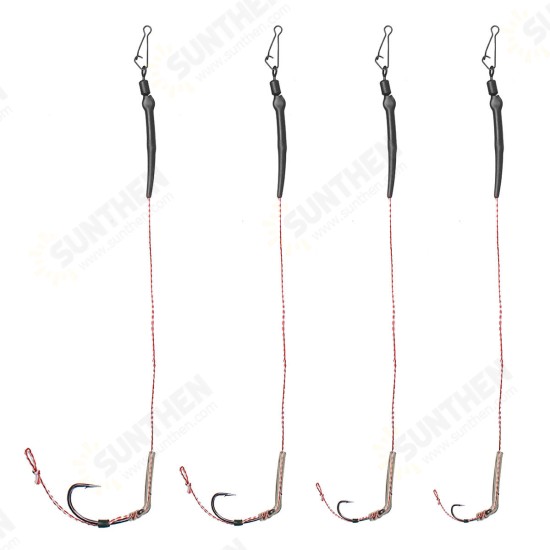 CR-G007 2 4 6 8# High Carbon Steel Barbed Carp Fishing Hook All Freshwater Fishing Hooks