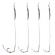 CR-G007 2 4 6 8# High Carbon Steel Barbed Carp Fishing Hook All Freshwater Fishing Hooks