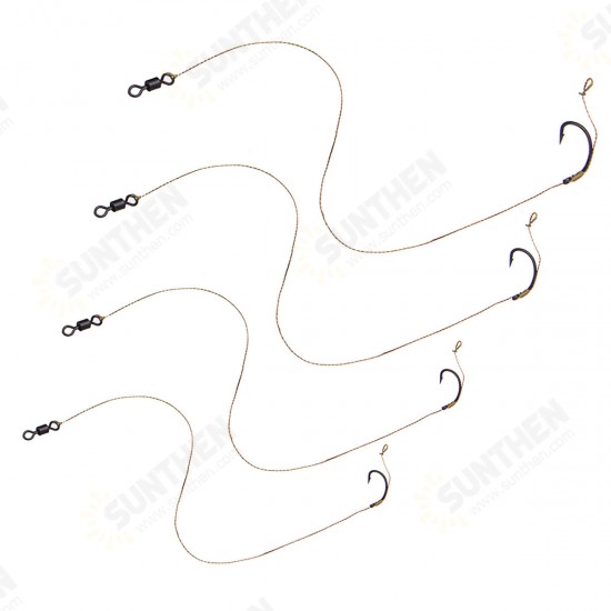 CR-K001 2PCS High Carbon Steel Fishing Hook Barbless Carp Hooks Lead Line Sea Freshwater CR-K001 2PCS High Carbon Steel Fishing Hook Barbless Carp Hooks Lead Line Sea Freshwater