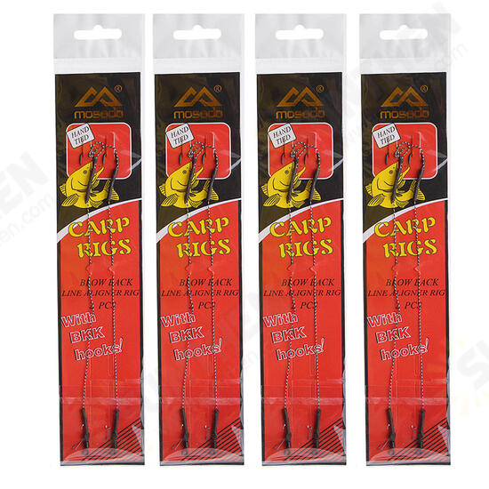 CR-K004 2PCS 2# 4# 6# 8# High Carbon Steel Hair Rigs Barbed Carp Fishing Hook Lead PE Wire Freshwater Fishing CR-K004 2PCS 2# 4# 6# 8# High Carbon Steel Hair Rigs Barbed Carp Fishing Hook Lead PE Wire Freshwater Fishing