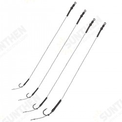 CR-K004 2PCS 2# 4# 6# 8# High Carbon Steel Hair Rigs Barbed Carp Fishing Hook Lead PE Wire Freshwater Fishing CR-K004 2PCS 2# 4# 6# 8# High Carbon Steel Hair Rigs Barbed Carp Fishing Hook Lead PE Wire Freshwater Fishing