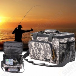 Canvas Fishing Bag Waterproof Fishing Lure Bait Bag Multifunctional Handbag Canvas Fishing Bag Waterproof Fishing Lure Bait Bag Multifunctional Handbag
