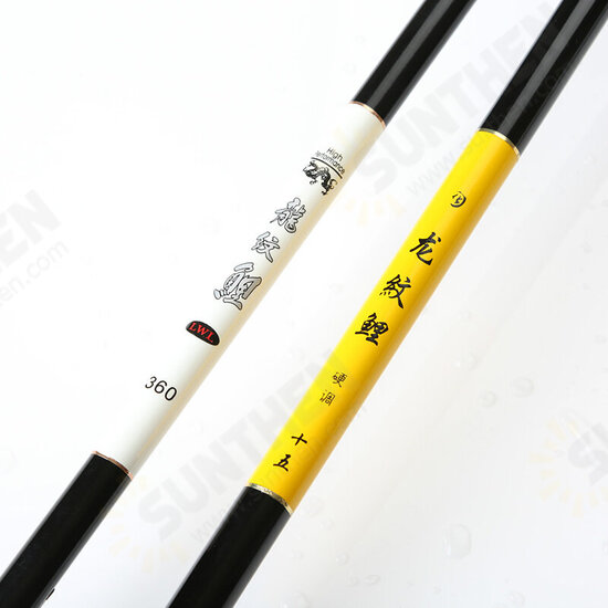 Carbon 3.6-7.2M Fishing Rod Durable Ultralight Portable Fishing Pole Carbon 3.6-7.2M Fishing Rod Durable Ultralight Portable Fishing Pole