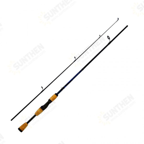 Carbon Fiber 1.8m 2 Section Spinning/Casting Fishing Rod Wooden Handle Fishing Pole Carbon Fiber 1.8m 2 Section Spinning/Casting Fishing Rod Wooden Handle Fishing Pole