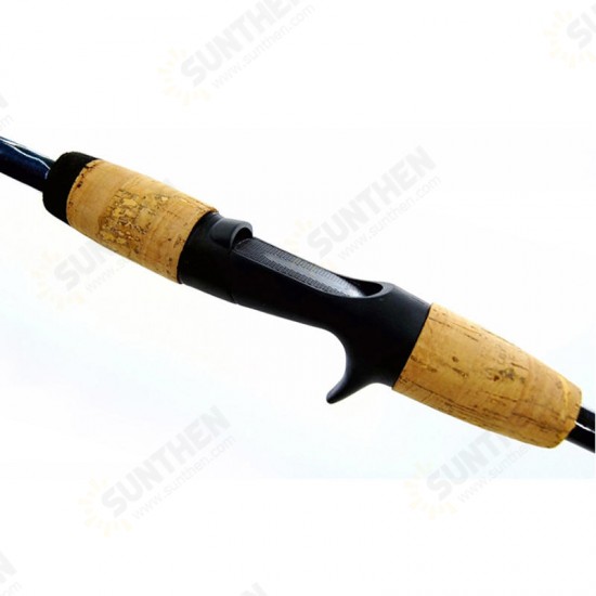 Carbon Fiber 1.8m 2 Section Spinning/Casting Fishing Rod Wooden Handle Fishing Pole Carbon Fiber 1.8m 2 Section Spinning/Casting Fishing Rod Wooden Handle Fishing Pole
