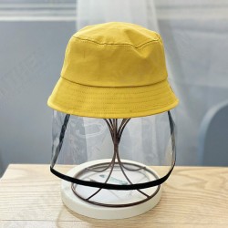 Children Anti-Fog Saliva Dustproof Protective Fisherman Bucket Hat Transparent Protective Mask Hat Children Anti-Fog Saliva Dustproof Protective Fisherman Bucket Hat Transparent Protective Mask Hat