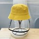 Children Anti-Fog Saliva Dustproof Protective Fisherman Bucket Hat Transparent Protective Mask Hat