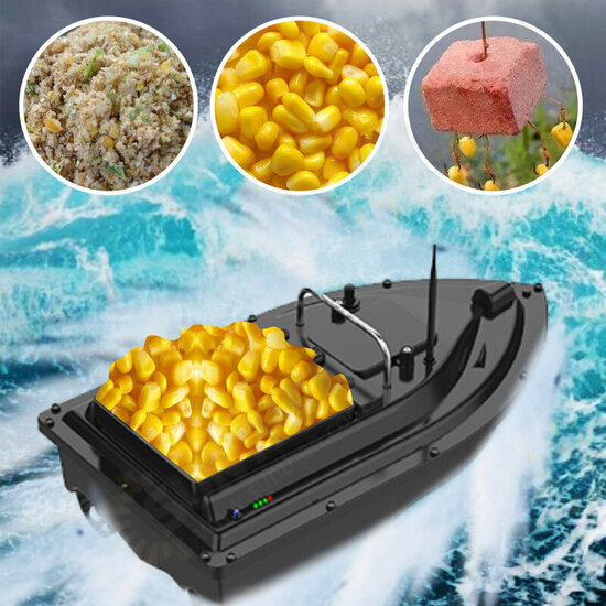 D16 GPS Large Bait Bin RC Fishing Nest Boat 2.4G 500M 2KG Load Remote Control Automatic Bait Hook Boat