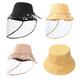 Detachable Fisherman Bucket Hat Transparent Protective Mask Hat Anti-Fog Saliva Fishing Hiking Detachable Fisherman Bucket Hat Transparent Protective Mask Hat Anti-Fog Saliva Fishing Hiking