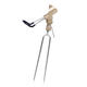 Fishing Rod Holder Adjustable Fishing Stand Bracket Stainless Steel Insert Seat Fishing Rod Holder Adjustable Fishing Stand Bracket Stainless Steel Insert Seat