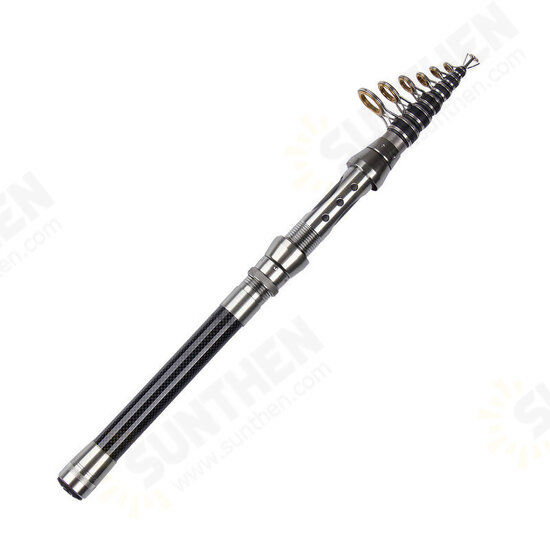 Fishing Rod Spinning Telescopic Rod Carbon Rod Short Tube Portable Outdoor Fishing Tools Fishing Rod Spinning Telescopic Rod Carbon Rod Short Tube Portable Outdoor Fishing Tools