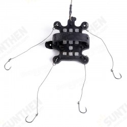 Fishing Tackle Lead Sinker With 4pcs Hooks Line Fishing Accessory Outdoor Boat Fishing Barb Hooks