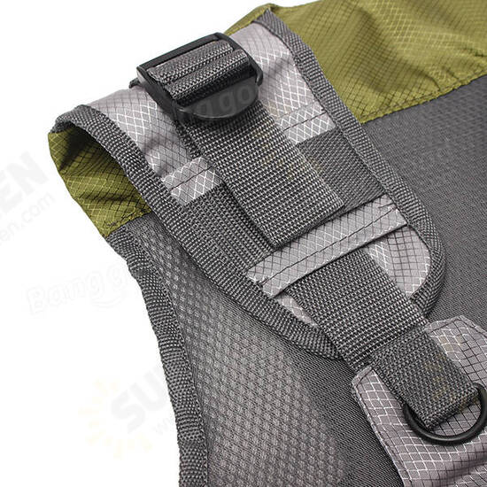 Fly Fishing Vest General Size Adjustable Mutil-Pocket Outdoor Sport Fishing Mesh Vest