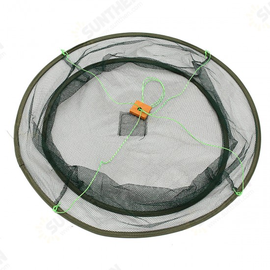 Foldable Fishing Net Fishing Bait Trap Crab Net Crawdad Shrimp Cast Dip Cage Fish Pot